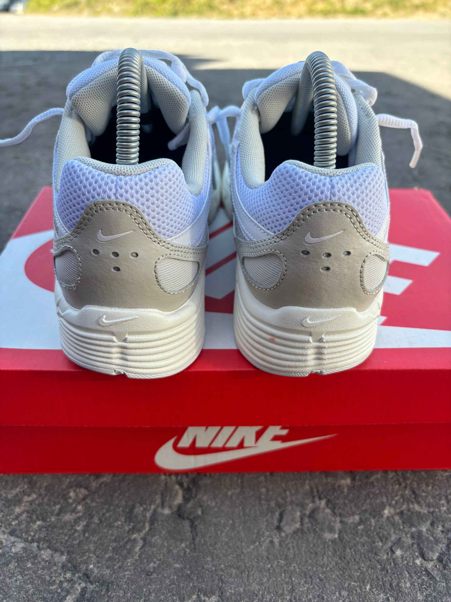 Nike P-6000 White Sail Vast Grey