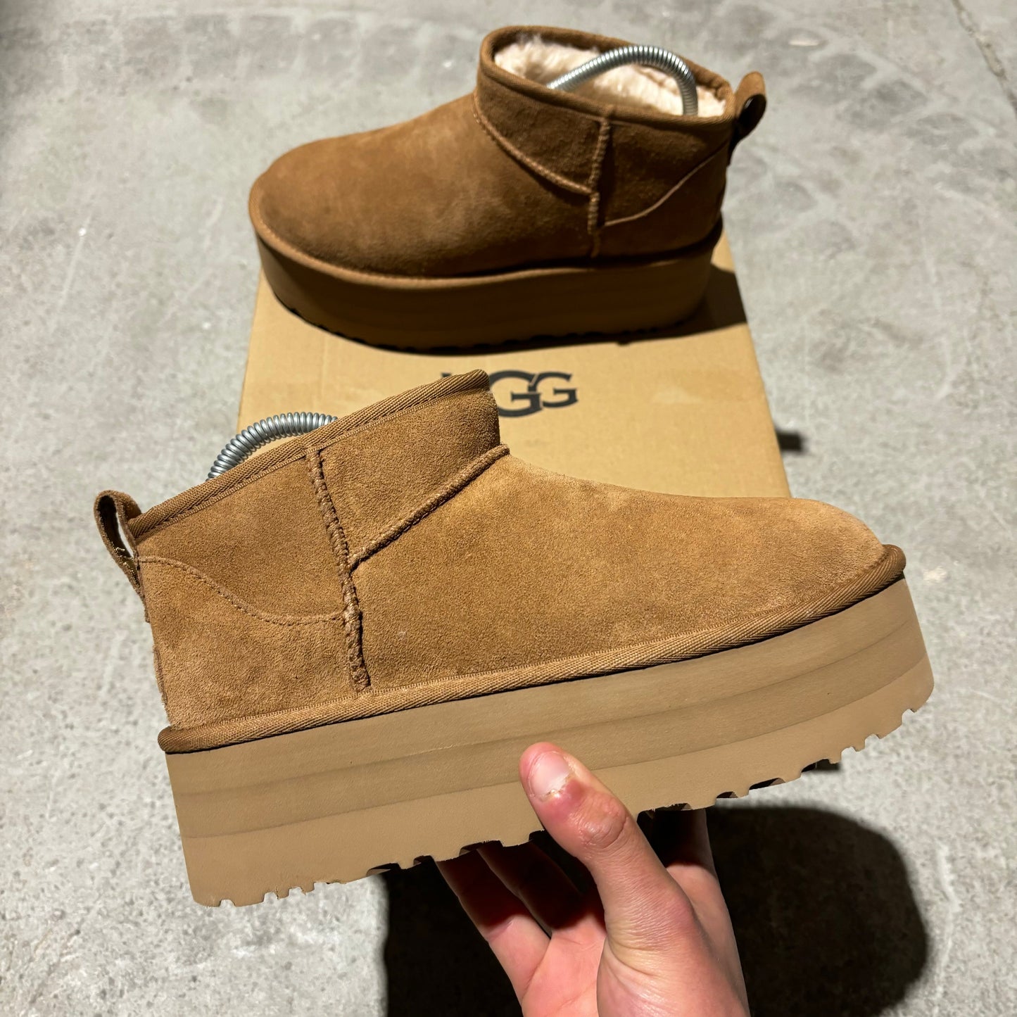 UGG Ultra Mini Platforms Tan