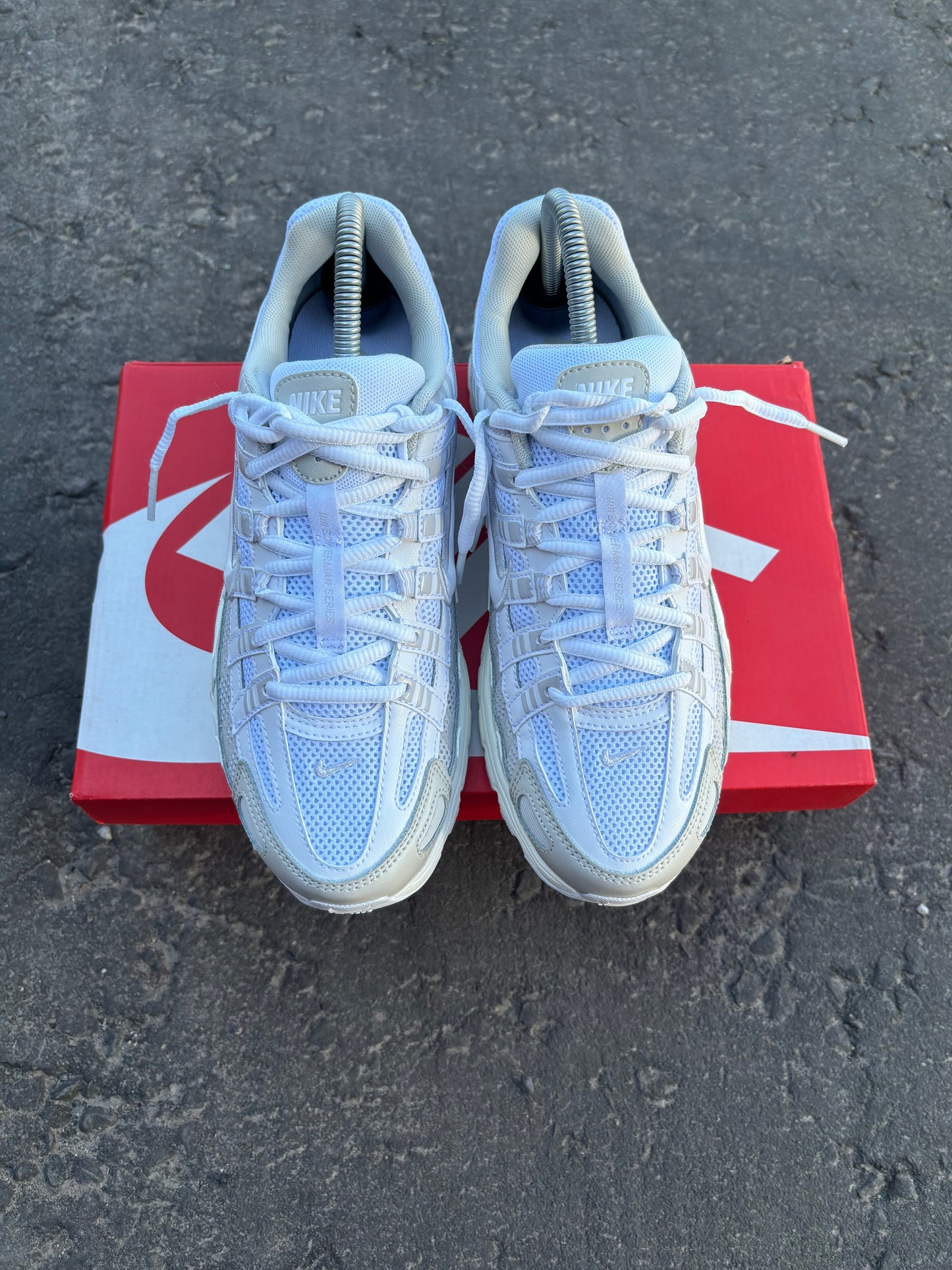 Nike P-6000 White Sail Vast Grey