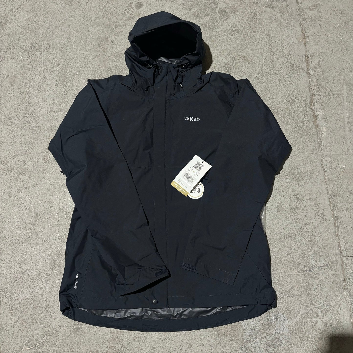RAB Downpour Eco Jacket Wmns Black