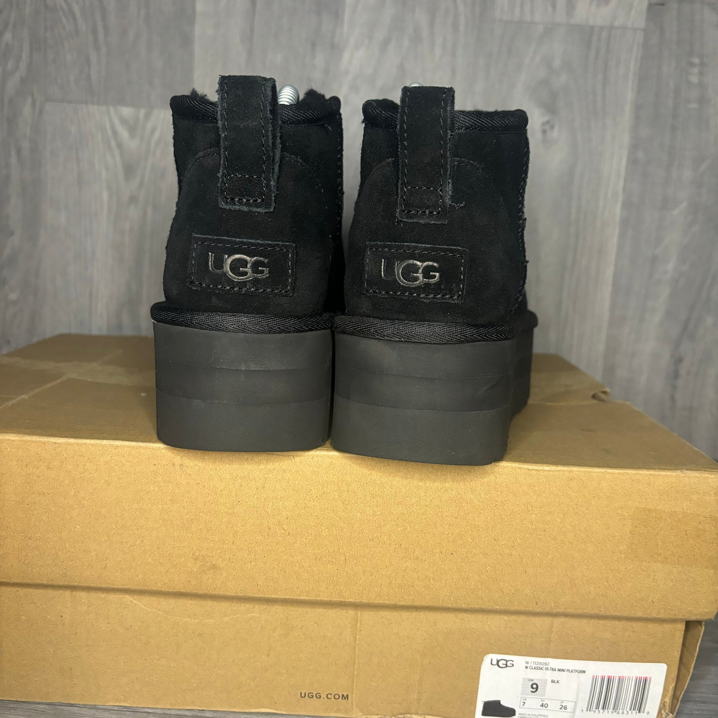 UGG Ultra Mini Platforms Black