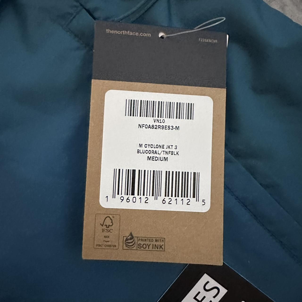 The North Face windbreaker - blue/black