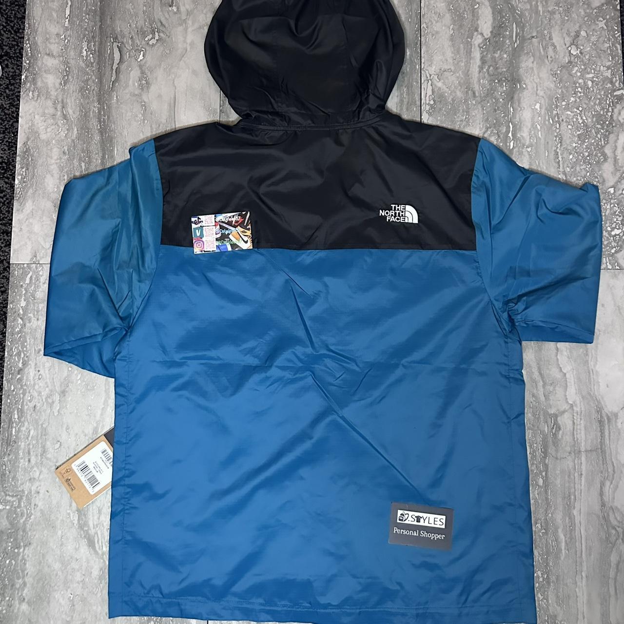 The North Face windbreaker - blue/black