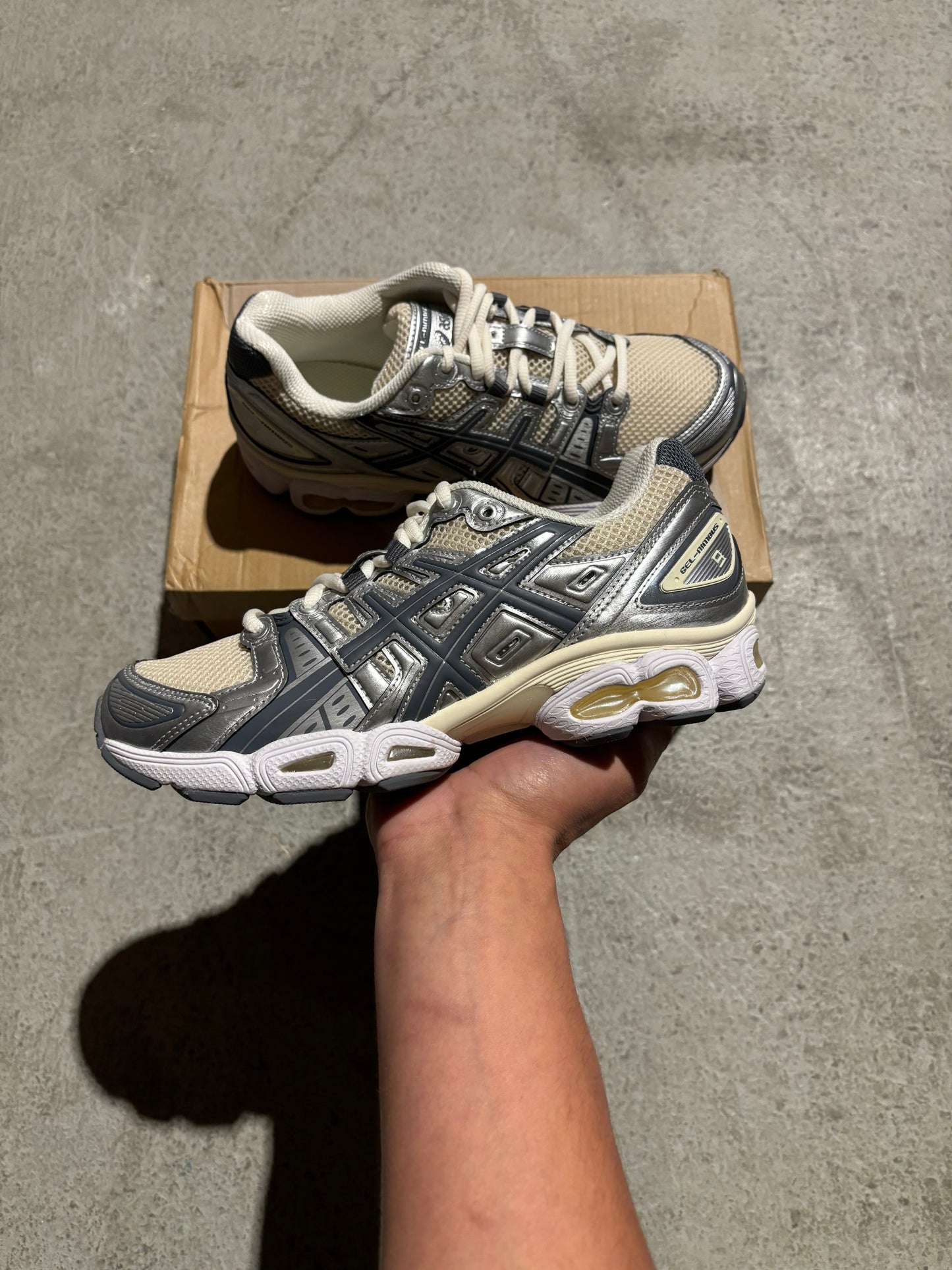 ASICS Gel-Nimbus 9 Pure Silver/Metropolis