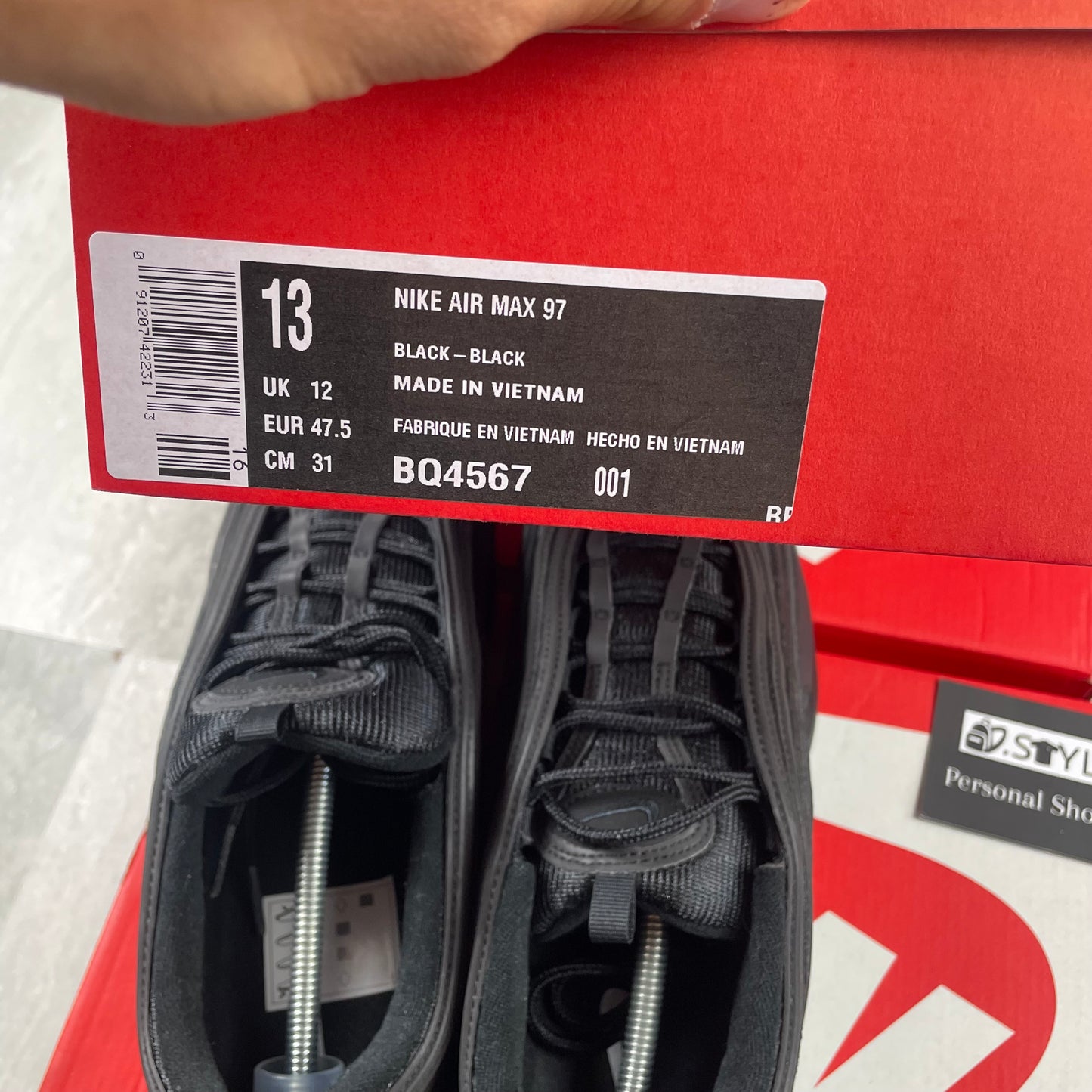 Nike air max 97 Triple black