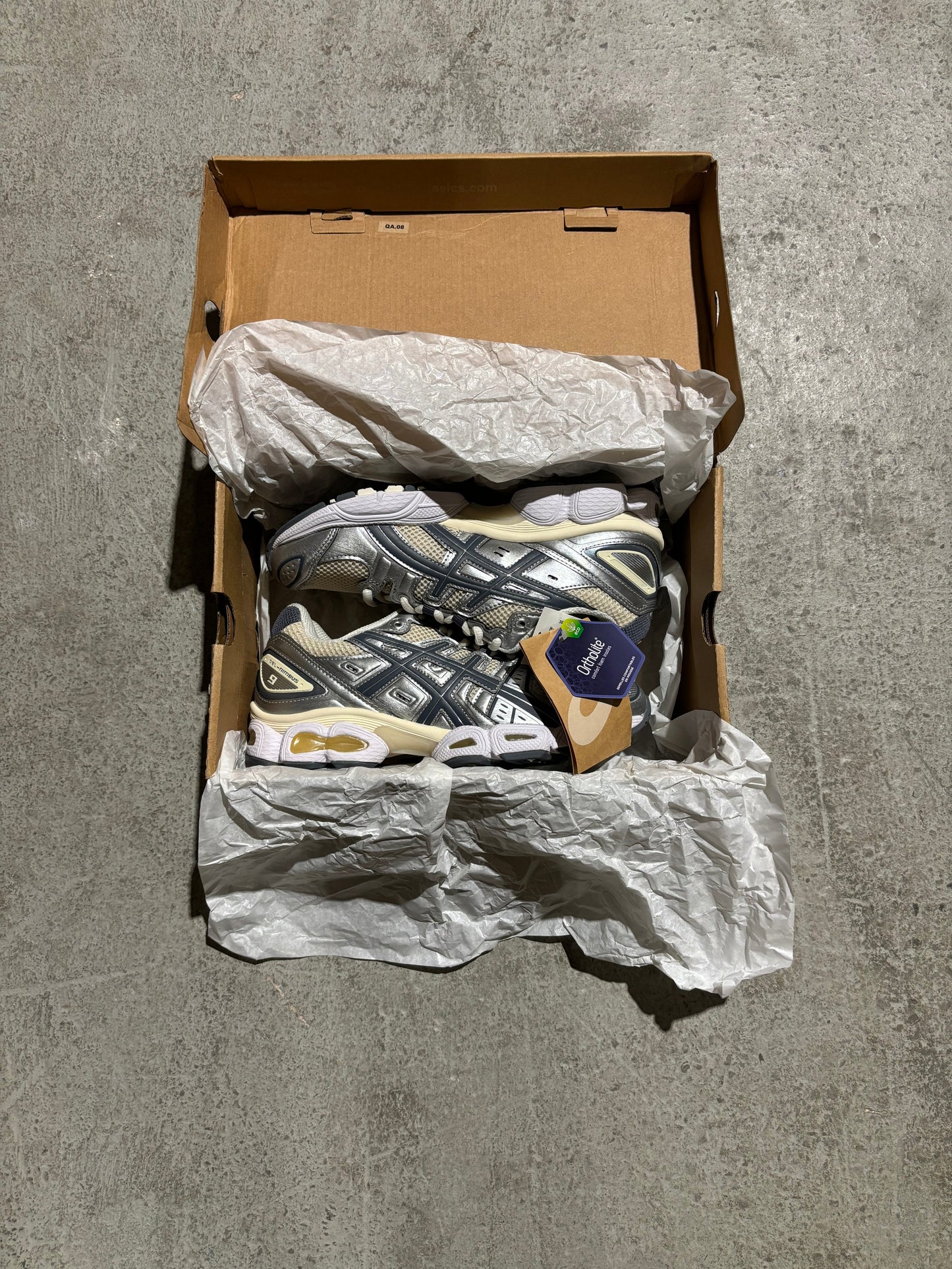 ASICS Gel-Nimbus 9 Pure Silver/Metropolis