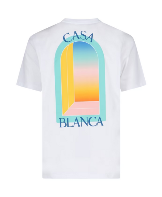 Casa Blanca L’arch Printed T-shirt White