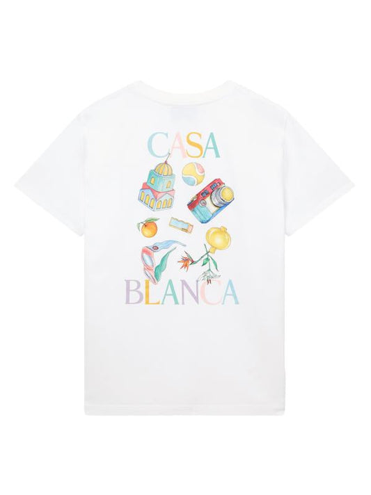 Casa Blanca Objects En Vrac Printed T-shirt White