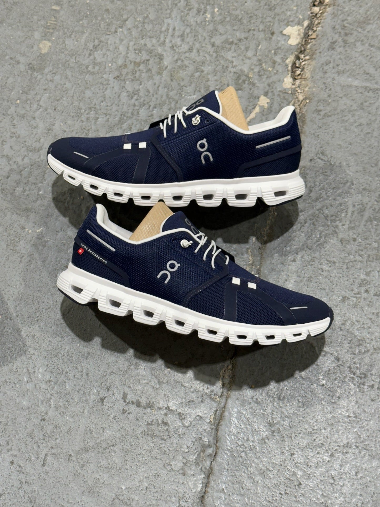 On Cloud 6 Navy White