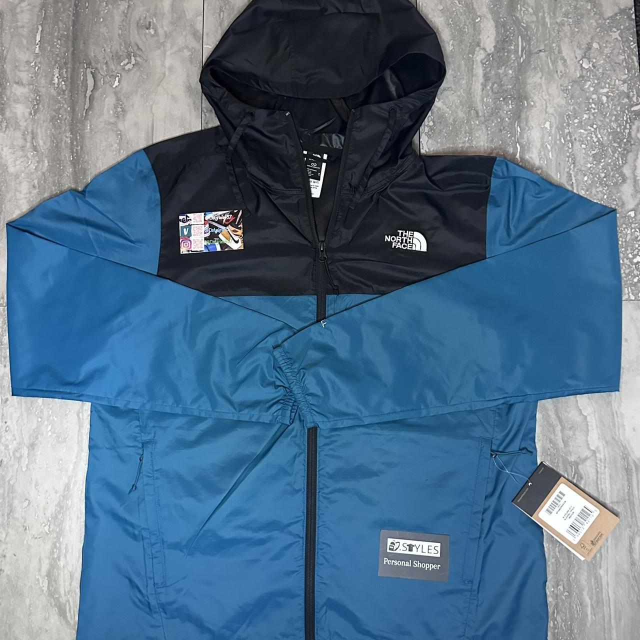 The North Face windbreaker - blue/black