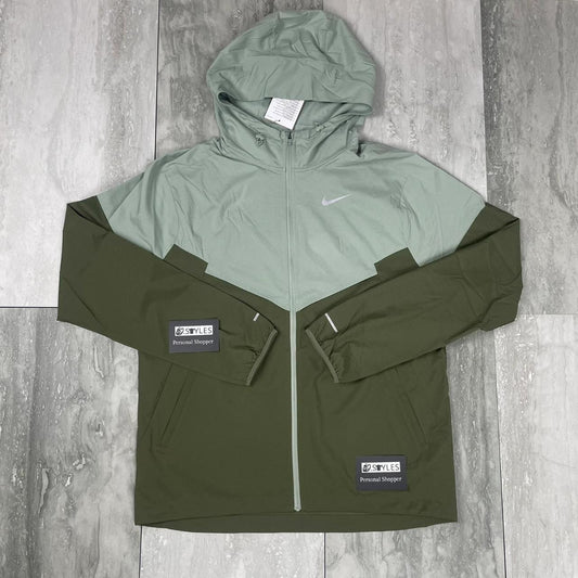 Nike uv Repel windrunner Jacket - Khaki Green - Small