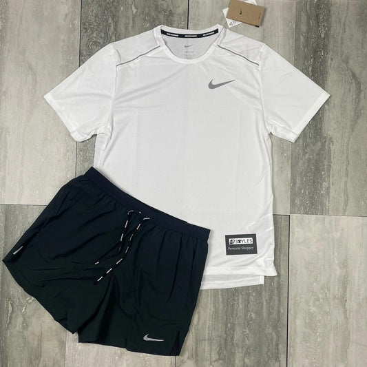 Nike Miler Tshirt & Challenger Shorts Set