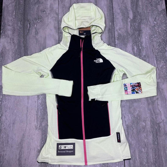The North Face women's fleece jacket - Green/Black/Pink - Small