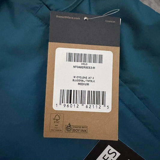 The North Face windbreaker - blue/black