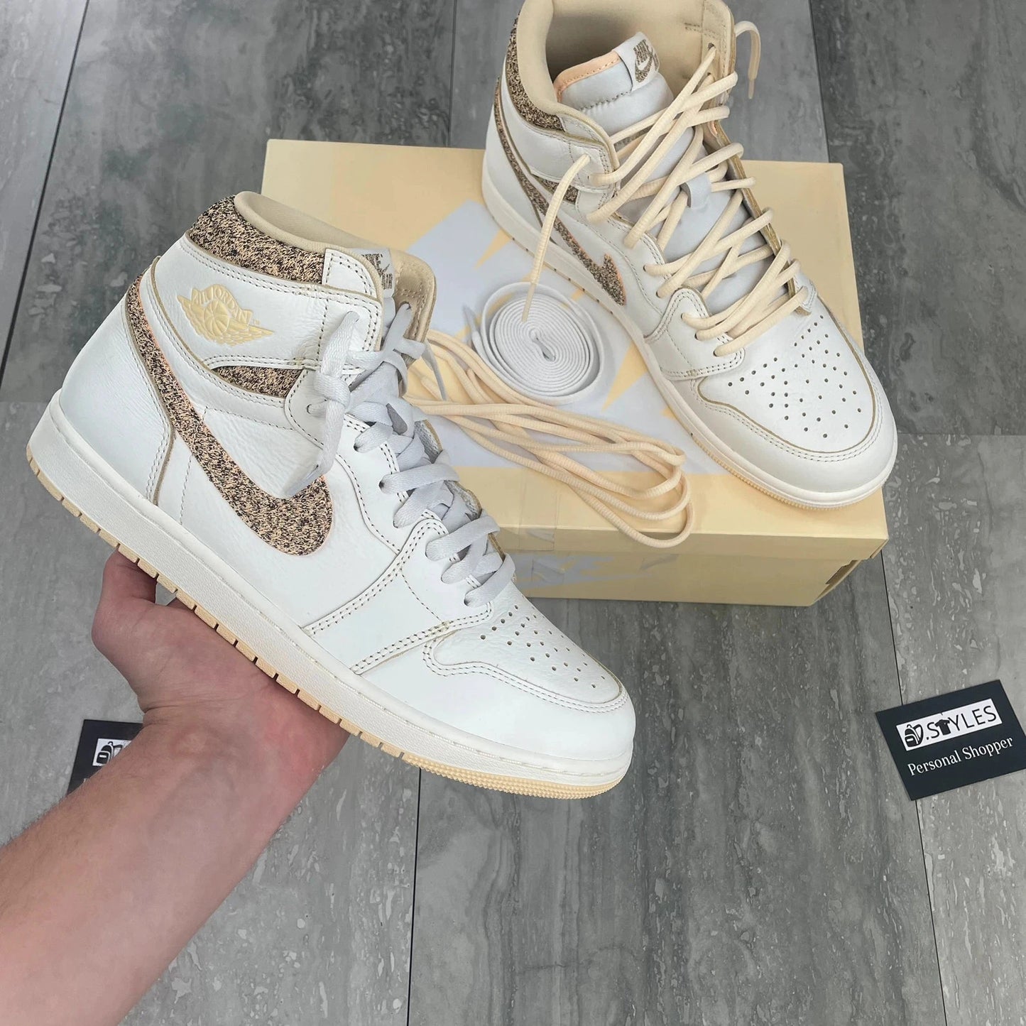 Jordan 1 High Retro - White Sand