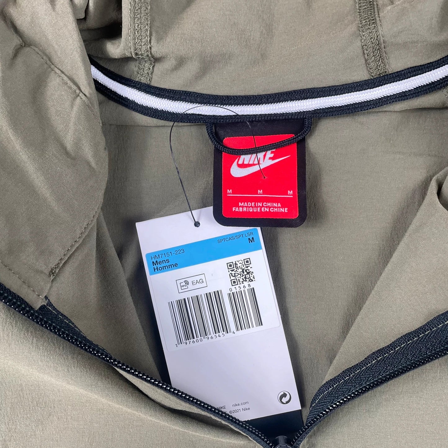 Nike Woven Tech jacket Khaki Green