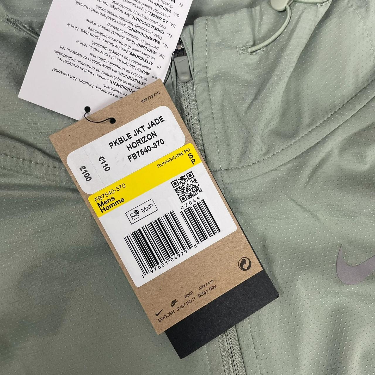 Nike uv Repel windrunner Jacket - Khaki Green - Small