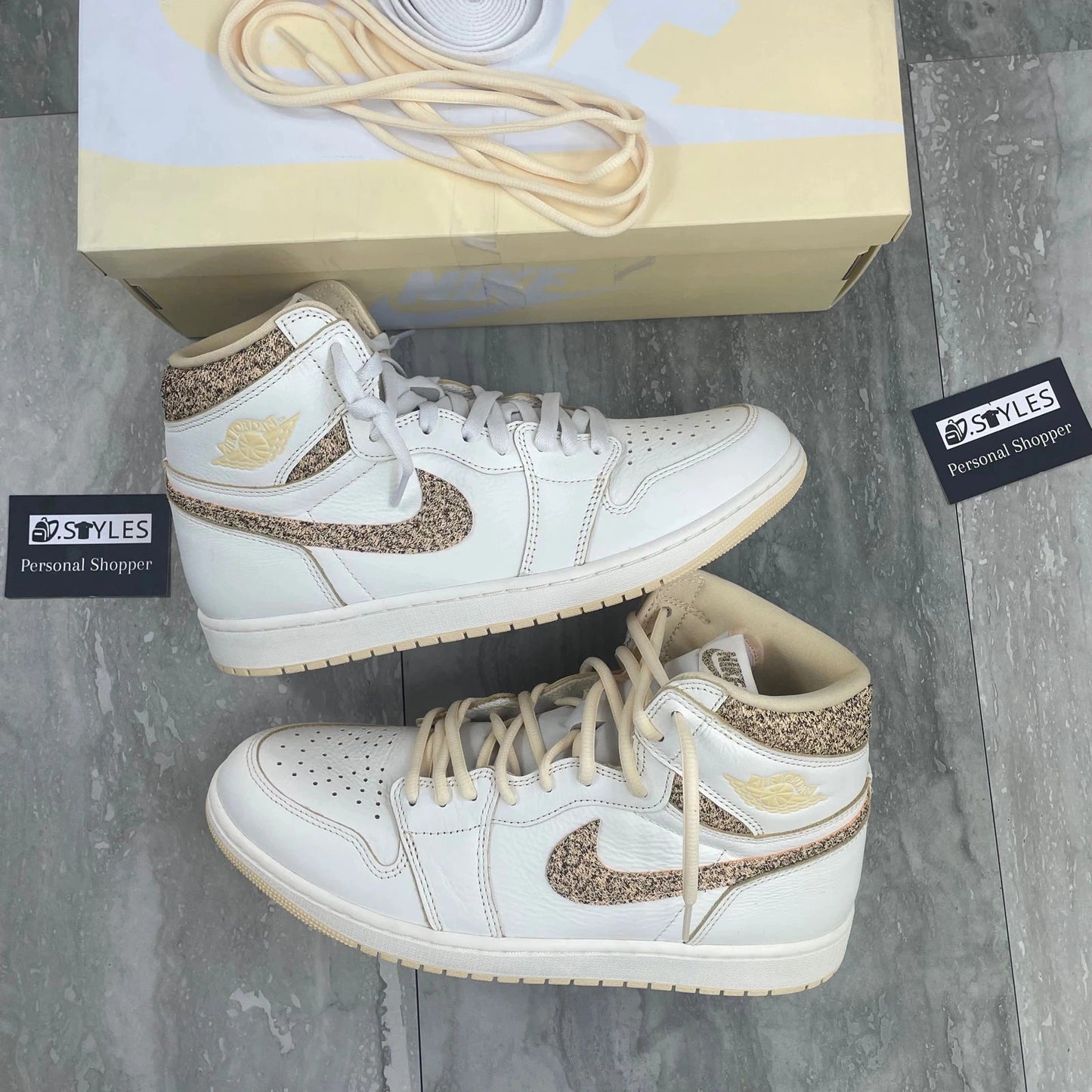 Jordan 1 High Retro - White Sand