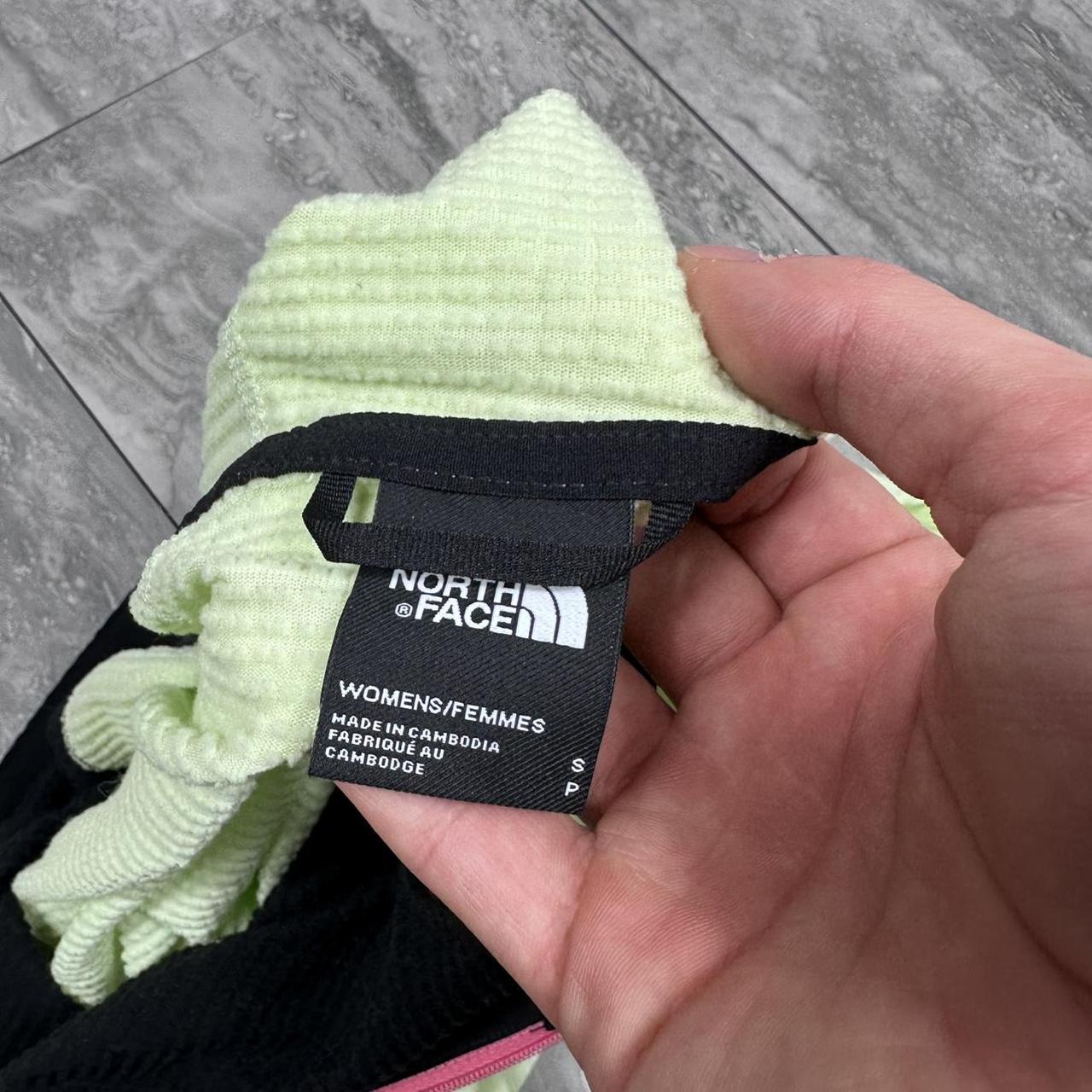The North Face women's fleece jacket - Green/Black/Pink - Small