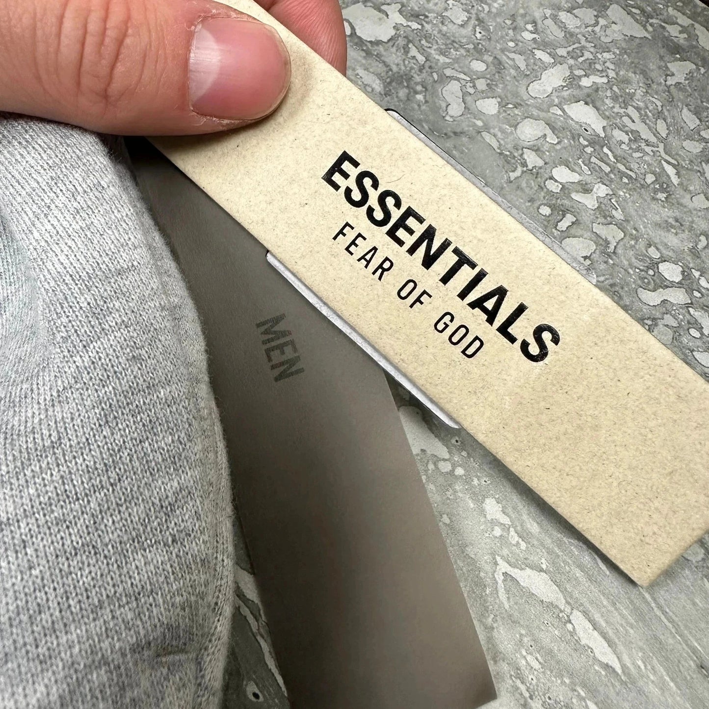 Essentials Fear Of God Hoodie Grey