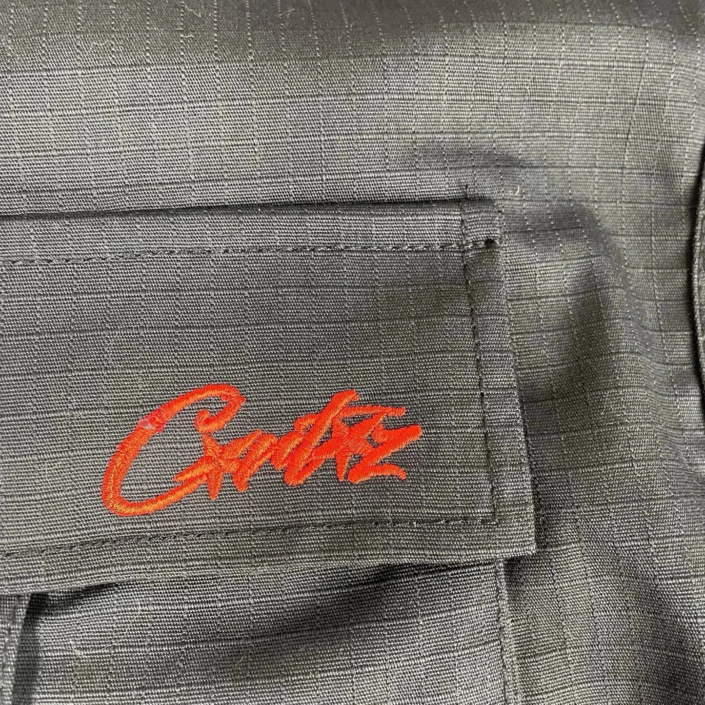 Corteiz Black/Red Guerillaz Cargos