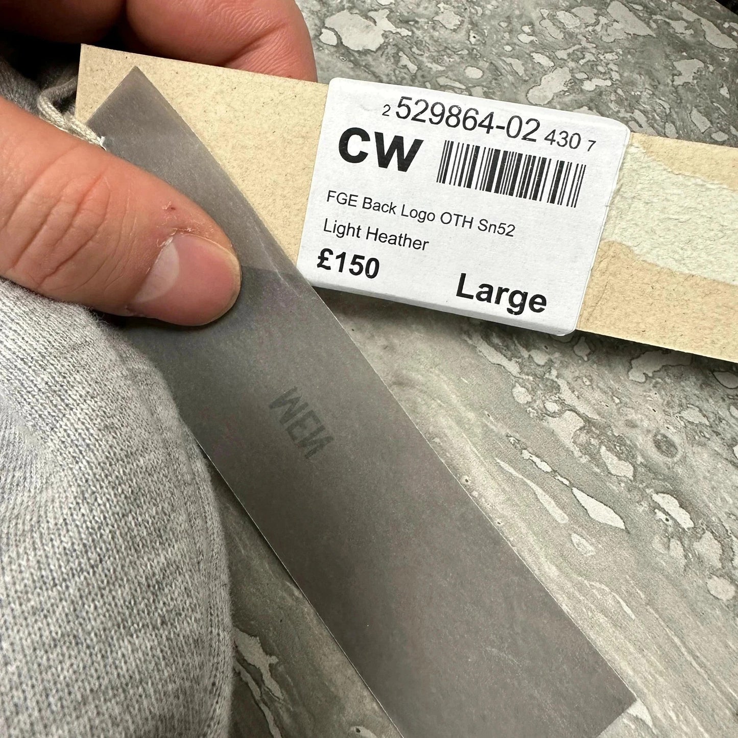 Essentials Fear Of God Hoodie Grey
